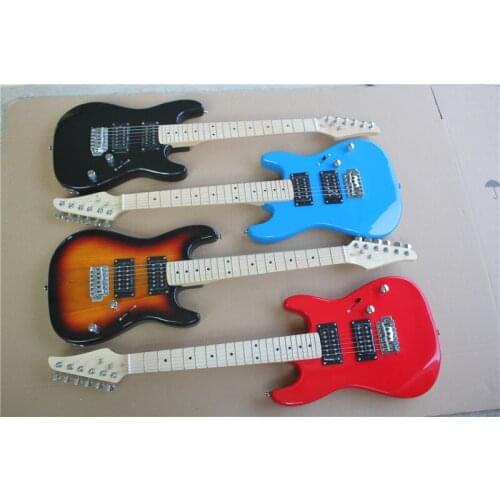 CUSTOM 6 string guitar, childen guitar, kids guitar basswood body,black pickups,maple neck