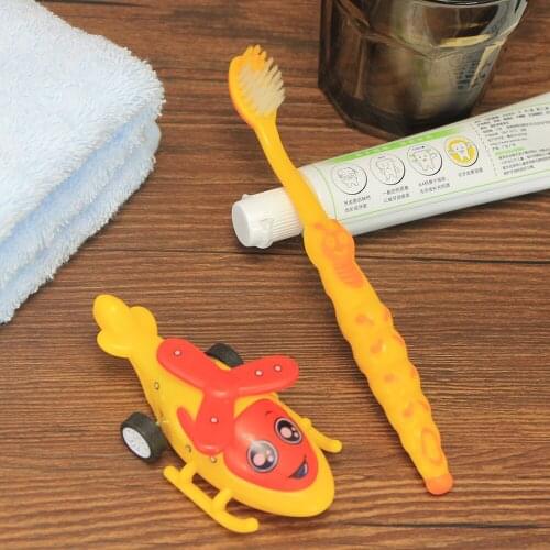 Hot 8pc Caterpillar cartoon Toothbrush Kids Soft Bristles Dental Oral Care Toothbrush Health Childrens Toothbrush SEND TOYS