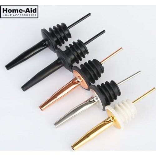 Free Flow Stainless Steel Liquor Bottle Speed Pourers with Tapered Spout Set of 12 Bar Accessories Bar Tools