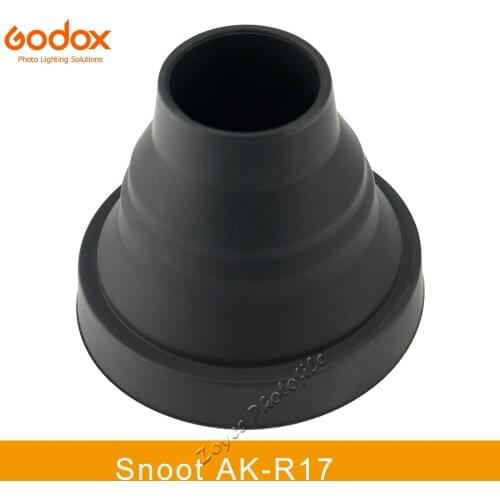 Godox AK-R17 Snoot use Godox H200R Round Flash Head Compatible for AD200 Pro for Godox V1 Flash Series V1-S V1-N V1-C Flash