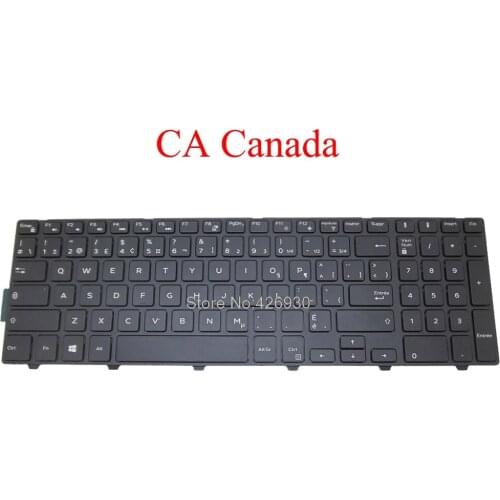 CA Keyboard For DELL For Inspiron 15 3541 3542 3543 5542 5545 5547 5551 5552 5555 5557 5558 5559 5759 7557 0M4JWW M4JWW Canada