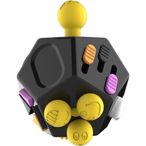 Stress Relieve Toy Cube Anti Stress Cube Stress Relief Pocket Magic Cube Anxiety Boredom Fingertips Adult Gift Relaxation Toy