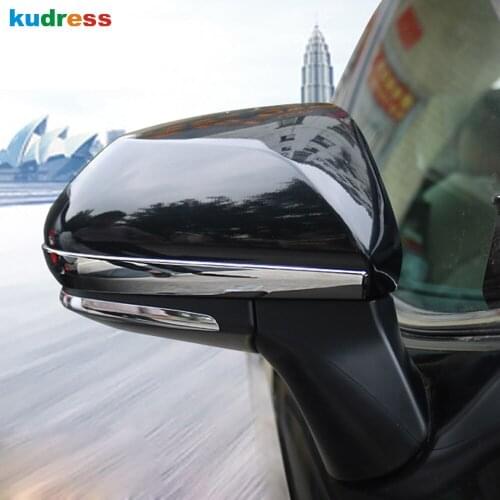 Rearview Mirror Cover Trim For Toyota Camry XV70 2017 2018 2019 Chrome Rear View Mirrors Frame Strip Car Styling Accessories
