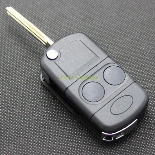PINECONE Key Case for LAND ROVER FREELANDER 2 Car Key 2 Buttons Remote Key Modified Blank Key Shell Cover With Rught Blade 1 PC