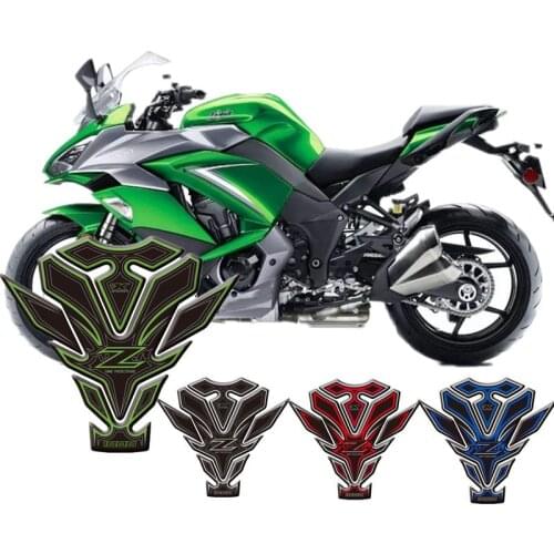 3D Rubber Motorcycle Tank Pad Protector Stickers Case For Kawasaki Z1000SX Z1000 SX 2017-2018 Speed Triple Tank All Years