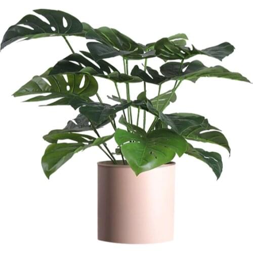 Nordic designer flower stand plant stand wrought iron flower balcony living room floor simple creative green plant pot