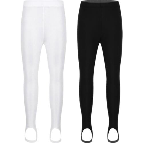 TiaoBug Kids Teens Dance Pantyhose Stockings Stirrup Legging Tight Children Unisex Boys Girls Yoga Gymnastics Ballet Dance Pants