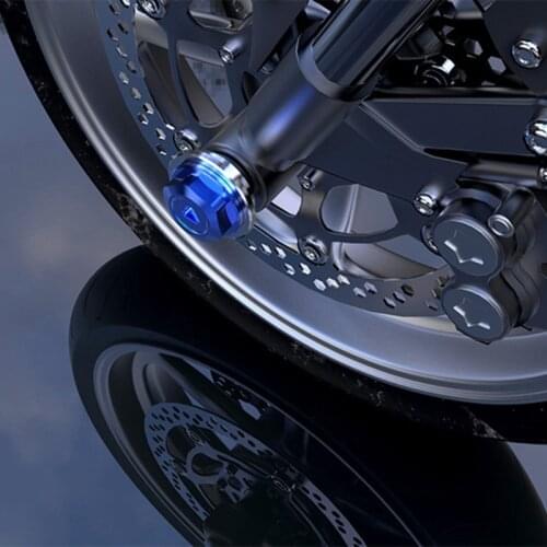 X7AE Motorcycle Falling Protectors Wheel protection Frame Slider Anti Crash Engine Protect Anti-drop Protective Block Wheel