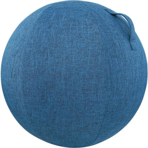 55cm/65cm/75cm Cotton+Linen Protective Yoga Ball Cover Exercise Gym Workout Balance Ball Cover Yoga Fitness Equipment