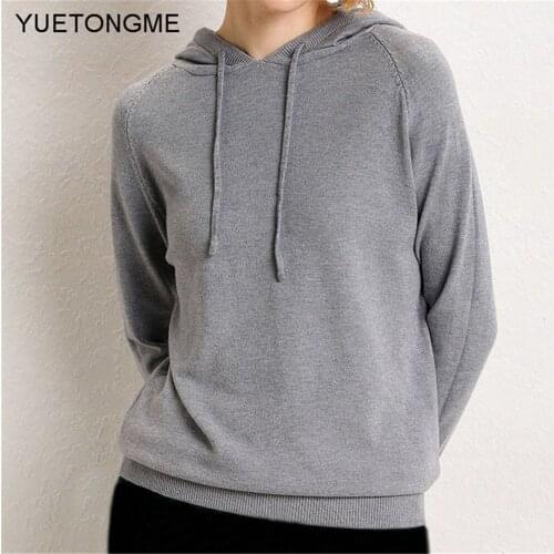 Womans Sweatshirts Solid Colors Hooded Pullovers 2020 Cotton Thicken Warm Oversized Hoodies Women Korean Female SW104