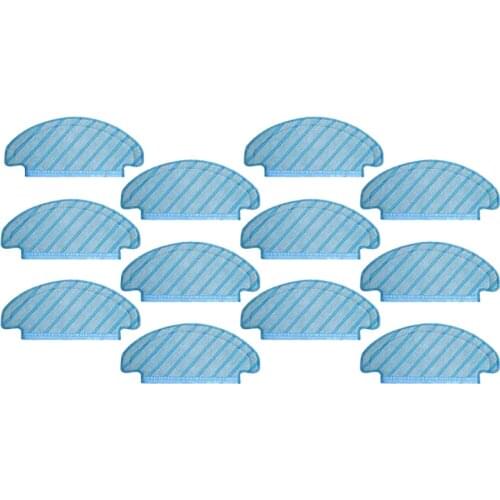 12Pcs Cleaning Mop Cloths for Ecovacs Deebot Ozmo T8 Vacuum Cleaner Accessories Mop Floor Cleaning Replacement Cloth