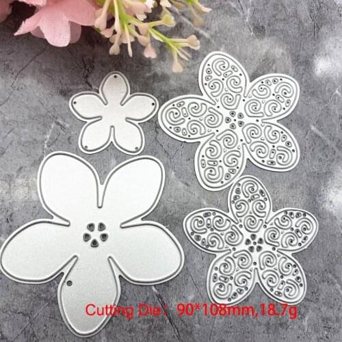 3 Pcs/Set Leaf Metal Cutting Dies Scrapbooking Stencil DIY Decorative Embossing Craft Die Cuts Card Making New Dies Tools