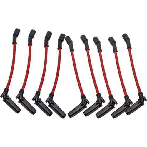 8Pcs Spark Plug Wires for GMC C, K 2500 Sierra for Yukon Gen III LS1 Vortec 6.0L