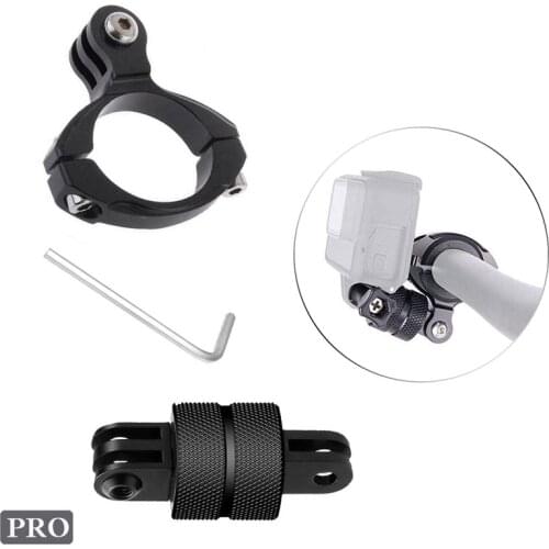 Aluminum Rotation Bike Bicycle Holder Handlebar Mount for GoPro Hero 9 8 7 6 Yi 4K SJCAM Eken DJI OSMO Action Camera Accessories