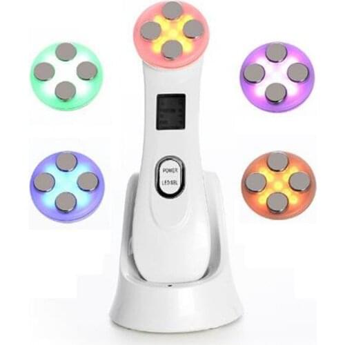 USB Charging RF EMS Skin Rejuvenation Face Lift Machine Electroporation Mesotherapy LED Photon Light Therapy Tighten Massage 20