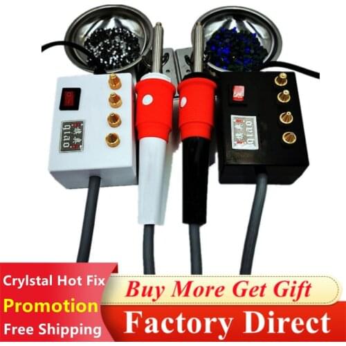 New Upgraded DIY Vacuum Absorbable Hot Fix Applicator Fully Automatic Heat Fixing Rhinestone Machine For Garment Point Drill Pen