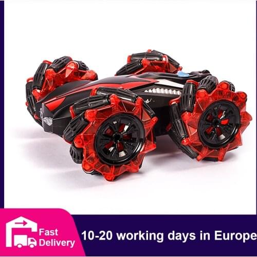 1:16 Remote Control Stunt Car 2.4G Drift 360 Degree Rotation Climbing Off-Road Racing Car with LED Light Sprayable Toy Gift
