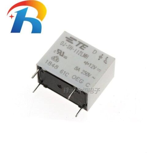 Free shipping 10PCS OJ-SH-112LMH new relay OJ-SH-112LMH 12VDC 4PIN 8A