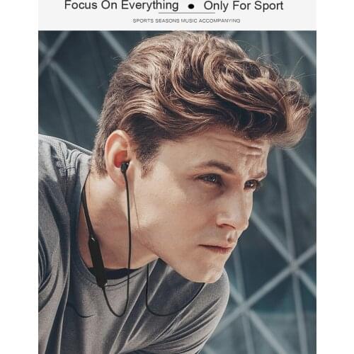 S8 Wireless Magnetic Bluetooth Earphone Wireless Sports Headphones Stereo Bass Music Earpieces With Mic Headset