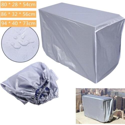 3 Size Outdoor Air Conditioner Cover Anti-dust Anti Anti Waterproof Protector Outdoor Air Conditioning Hood Cleaning Cover