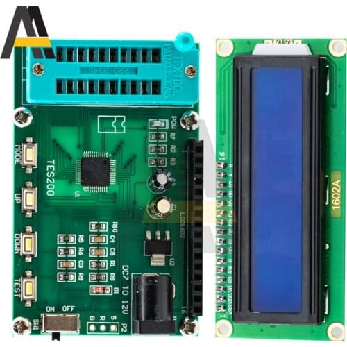 TES200 Digital Integrated Circuit Tester 74 Series 40 Series IC Logic Gate Testing Integrated Circuit Checker IC Tester DC 7-12V