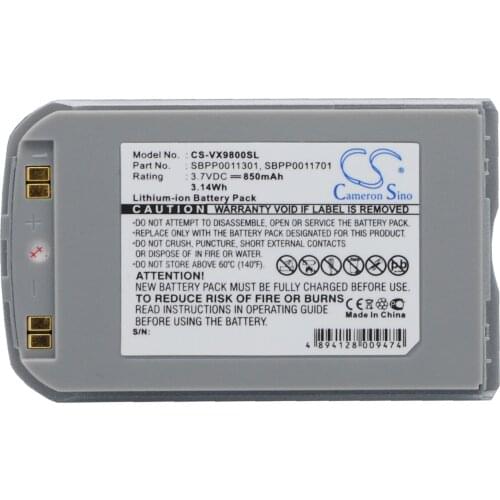 CS 850mAh battery for LG V, VX9800, VX-9800 SBPP0011301, SBPP0011701