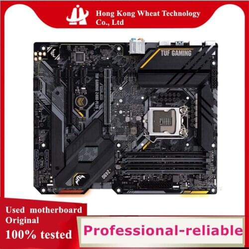 For ASUS TUF GAMING Z490-PLUS Motherboard Socket LGA 1200 M.2 nvme ssd For Intel Z490 Used Original Desktop Mainboard