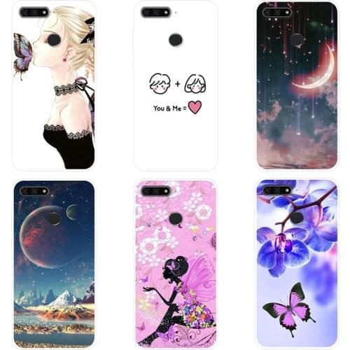 For Y6 Prime 2018 Case Silicone TPU Soft Phone Case For Huawei Y6 Prime 2018 Case Back Cover 5.7
