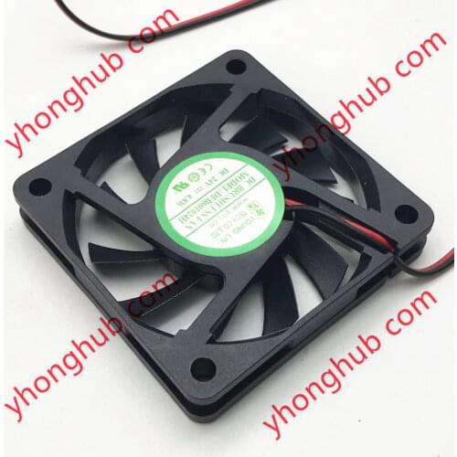 Young Lin DFB601024H DC 24V 4.8W 60x60x10mm 2-Wire Server Cooling Fan