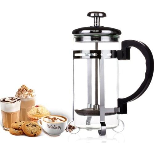 Eco Coffee 350ml Coffee French Press 350Ml Slivery /Gold Coffee Plunger American Coffee Makers