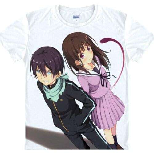 Noragami T-Shirt Yukine Shirt Man t-shirts Anime Products cute style women summer t-shirts Anime Girl Action Figures cartoon