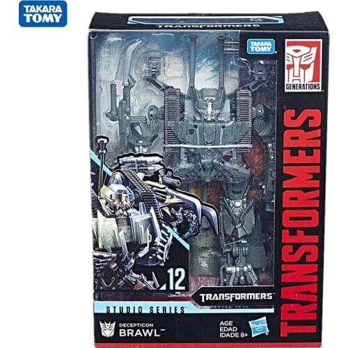 16.5cm Transformers Toys Studio Series 12 Voyager Class Movie 1 Decepticon Brawl Action Figure Collection Model