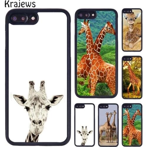 Krajews BABY GIRAFFE CUTE ZOO Phone Case For iPhone X XR XS 11 12 Pro MAX 5 6 6S 7 8 Plus Samsung Galaxy S5 S6 S7edge S8 S9 S10