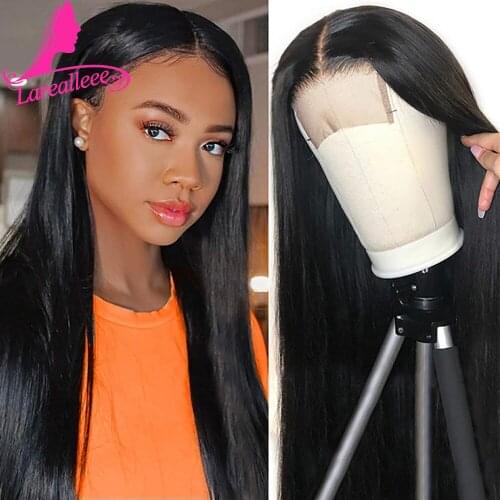 Lace Closure Wig Human Hair 150% Density Malaysian Human Hair Lace Closure Wigs with Baby Hair Pre Plucked and Bleached Knots