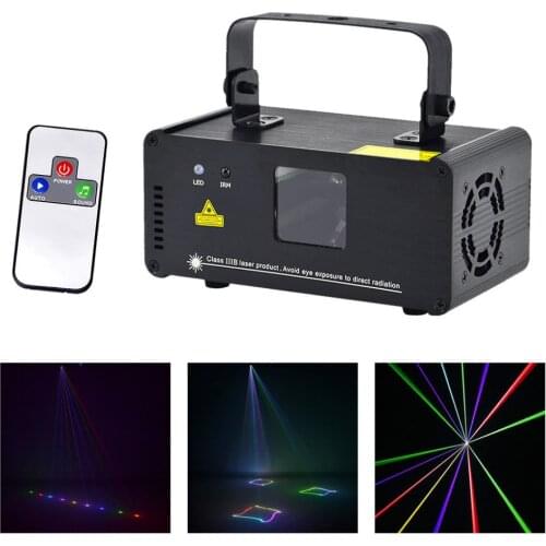 400mW Red Green Blue Beam RGB Laser Projector Lights DMX Sound AUTO Lighting Lamp For DJ Party Home Stage Bar Scanner Effect