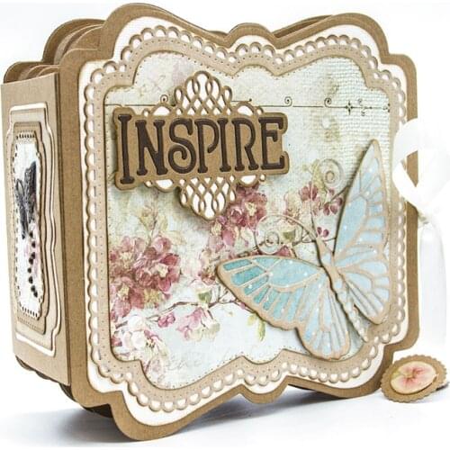 Memory Book Maker Layered Cascade Metal Cutting Dies Stencils for DIY Scrapbooking DIY Paper Cards Craft Making Craft New