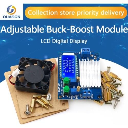 Buck-boost module constant voltage constant current LCD digital display voltage ammeter adjustable buck boost 4X