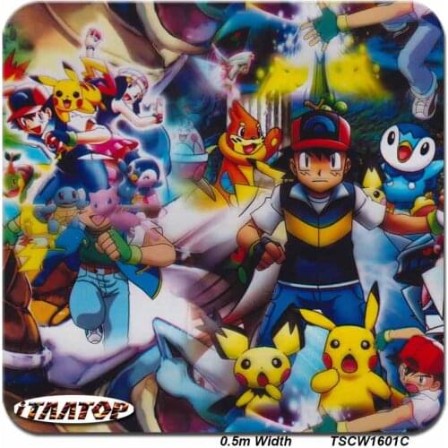 ITAATOP Cartoon Hydro Paint Film TSCW1601C 0.5M * 2/10/20M Water Transfer Printing Film