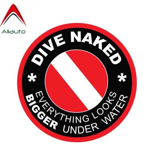 Aliauto Personality Car Sticker Dive Naked Accessories PVC Decal Waterproof for Bmw E92 Toyota Hilux Suzuki Sx4 Touran,10cm*10cm
