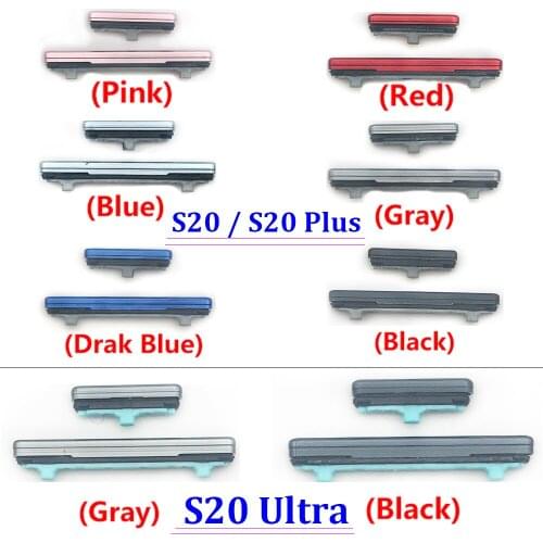 New Side Power Key +Volume Button For Samsung Galaxy S20 / S20 Plus / S20 Ultra