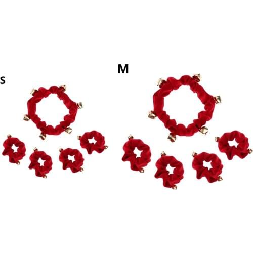 Pet Clothes Cute Red Christmas Party Decoration Costume with Bell Small Cat Dog Photo Apparel Props Puppy Teddy Navidad Ornament