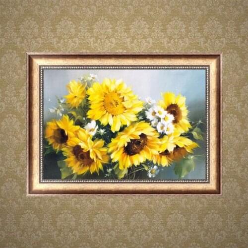 Sunflower DIY 5D Diamond Canvas Embroidery Painting Crafts Kit Home Decor