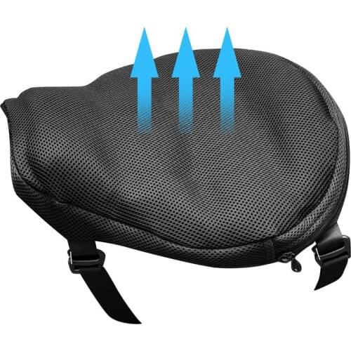 Motorcycle Air Seat Cushion Pressure Relief Ride Seat Cushion TPU inflatable Seat Pad for Cruiser Touring Saddles 30*31/36*38cm