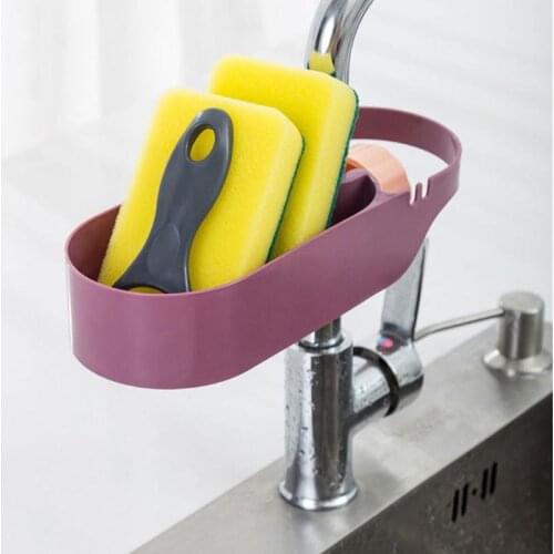 Bathroom Sink Hanging Storage Rack Holder Faucet Clip Dishcloth Clip Shelf Drain Dry Towel Kitchen Organizer Home Cocina