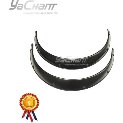 ABS Plastic Polyurethane Black Glossy fir for Universal JDM Fender Flares Wheel Arch 2 inch (50mm)/ 2.75 inch (70mm) 2pcs Wide