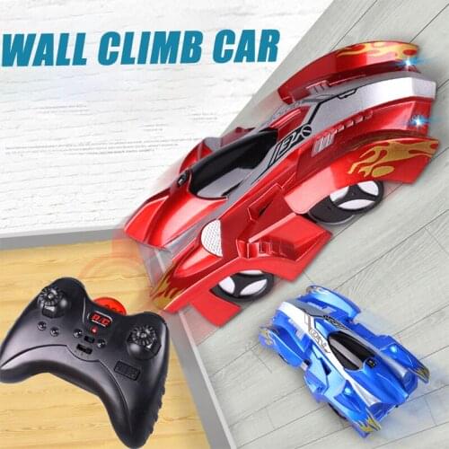 RC Car Ceiling Wall Climbing Car Anti Gravity Wireless Electric 360 Rotating Remote Control Stunt Racing Car Antigravity Toy Gif