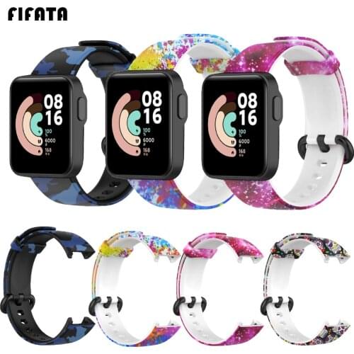 FIFATA For Xiaomi Mi Watch Lite Silicone Band Sport Strap Smart Watch Accessories Wrist Strap For Redmi Watch Bracelet Correa