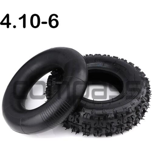 Tyre 4.10-6 tire inner tube Fit All Models ATV Go kart MIni Quad 47cc 49cc snowplow tires Snowmobile tires