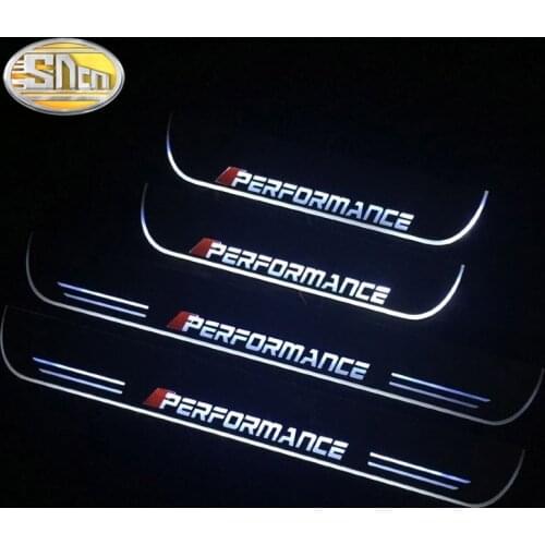 LED Door Sill Scuff Plate Guards Door Sill for BMW X5 X6 F20 F30 E90 E39 E46 F10 E60 E70 E71 X3 X4 Z4 E89 Streamer dynamic pedal