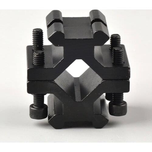 Tactical Adjustable Universal Rail 20mm Picatinny Weaver Rail Barrel Mount Adapter for Scope Rifle Flashlight Shotgun Converter